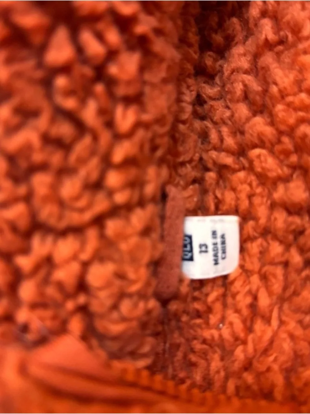 Uniqlo Fluffy Yarn Fleece Full Zip Kids Jacket Size 13 Y
